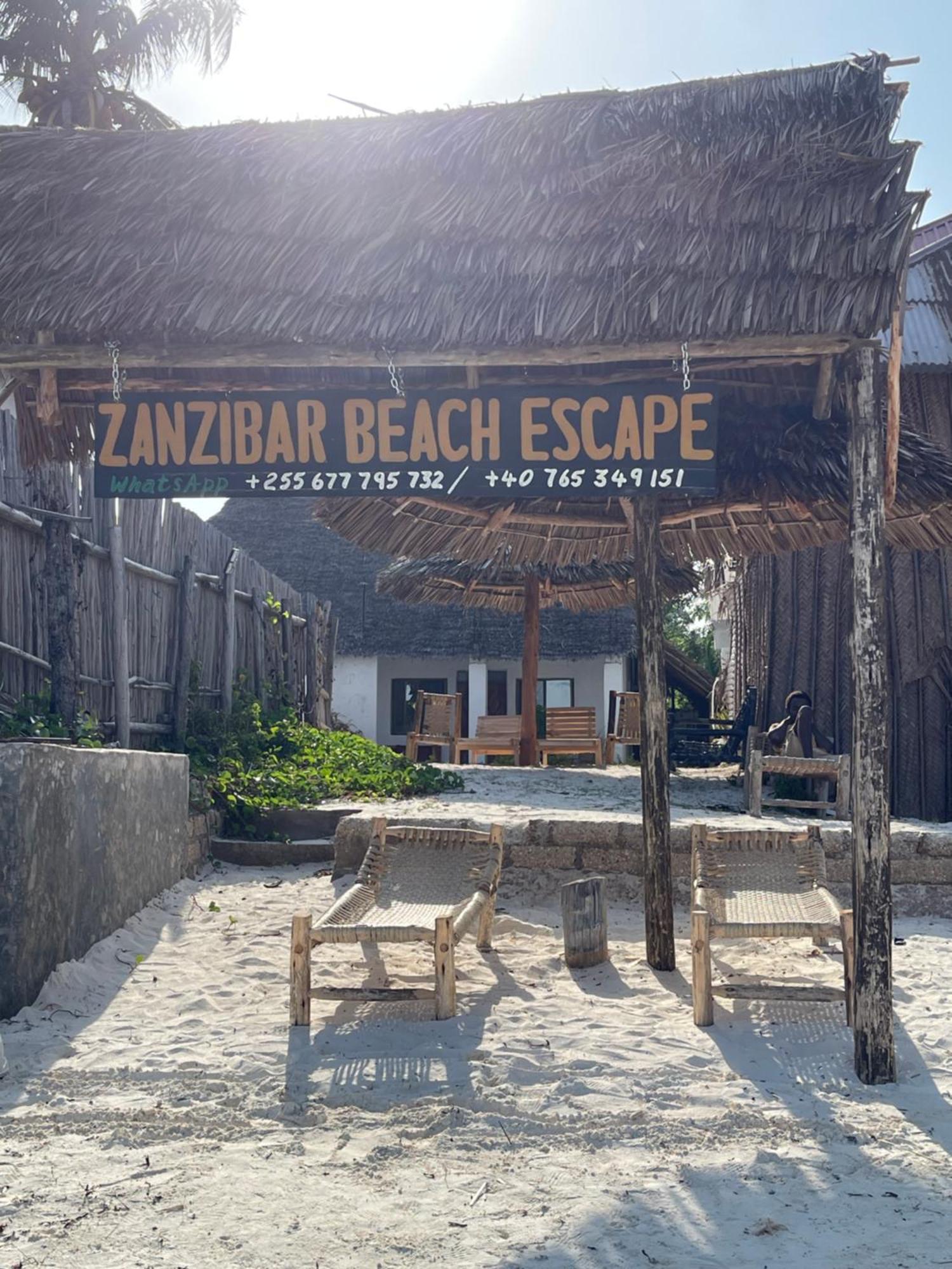 Zanzibar Beach Escape Lägenhet Bwejuu